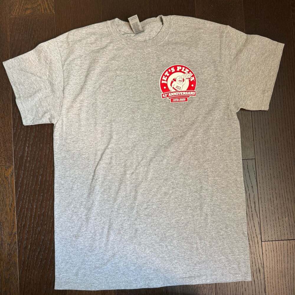 Jet's Pizza 42nd Anniversary T-Shirt - Size Medium
